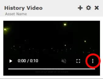 A video clip in AirIQ Fleet with the download option